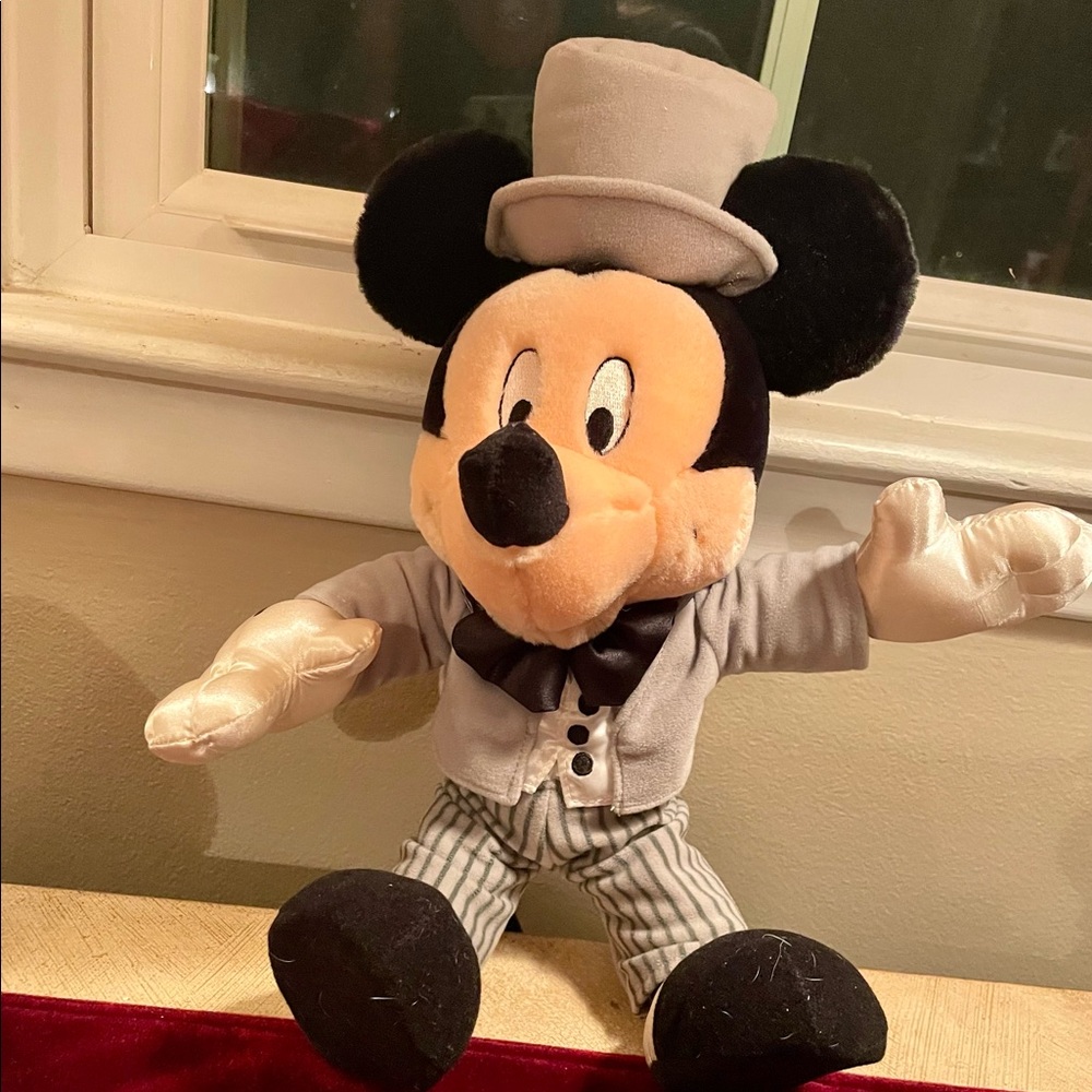 - Disney Mickey Mouse in Gray Tux Plush